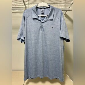 Hurley Men's Sky Blue Polo Shirt 2XL